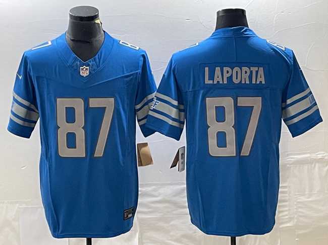 Men's Detroit Lions #87 Sam LaPorta Blue 2023 F.U.S.E. Vapor Untouchable Limited Football Stitched Jersey,We sell and wholesale Men's Detroit Lions #87 Sam LaPorta Blue 2023 F.U.S.E. Vapor Untouchable Limited Football Stitched Jersey on line form chian!